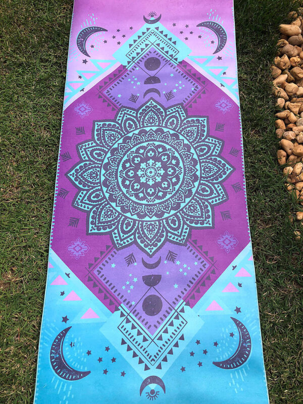 Tapete de Yoga Mat Aveludado Fases da Lua - Image 3