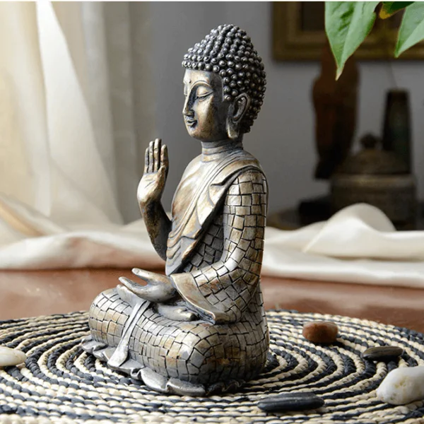 Estatueta Buda Abhaya Mudra - Image 2