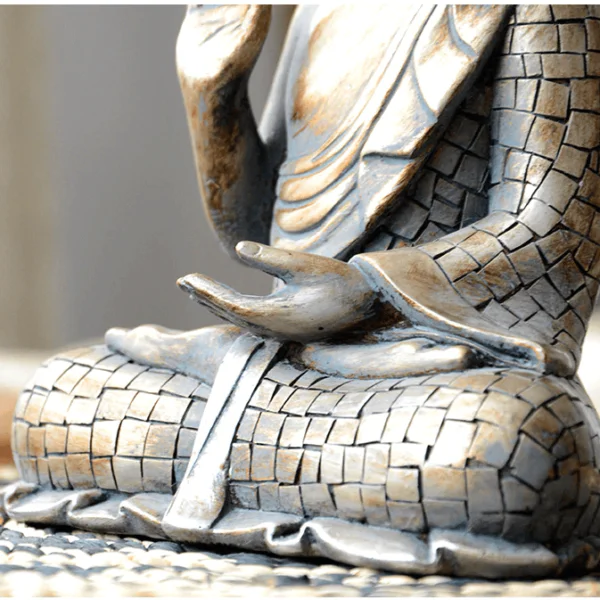 Estatueta Buda Abhaya Mudra - Image 3