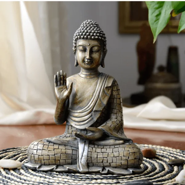 Estatueta Buda Abhaya Mudra