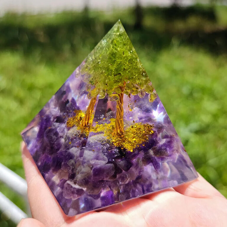 Orgonite Pirâmide Proteção e Despertar Espiritual