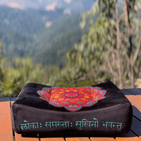 Zafu Banco para Meditação Preto