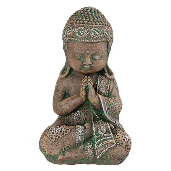 Buda Menino Rezando em Pedra