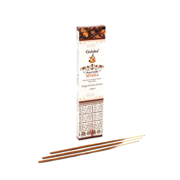 Incenso Massala Indiano Ayurvedic Myrra Goloka