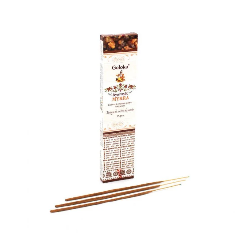 Incenso Massala Indiano Ayurvedic Myrra Goloka
