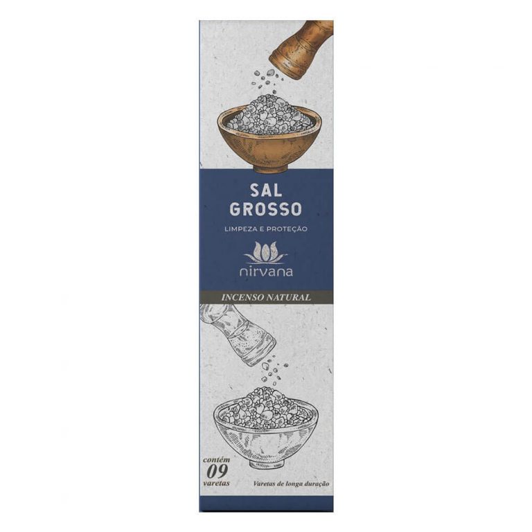 Incenso Natural Nirvana Sal Grosso
