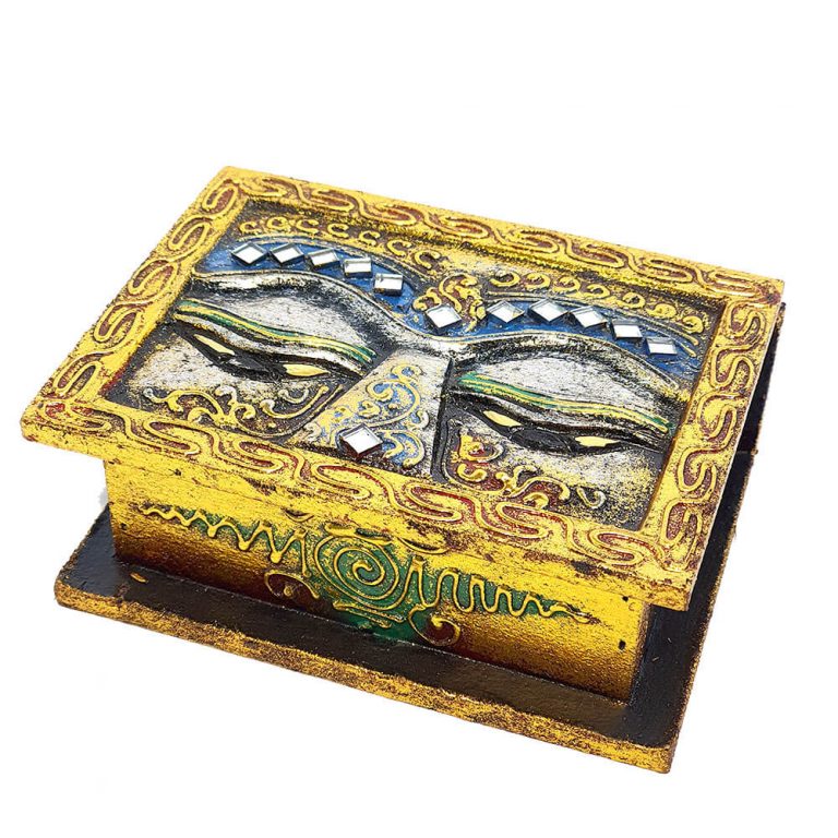 Caixa Olhos de Buda com Tampa