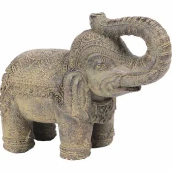 Estátua Elefante Bali Cimento 35cm