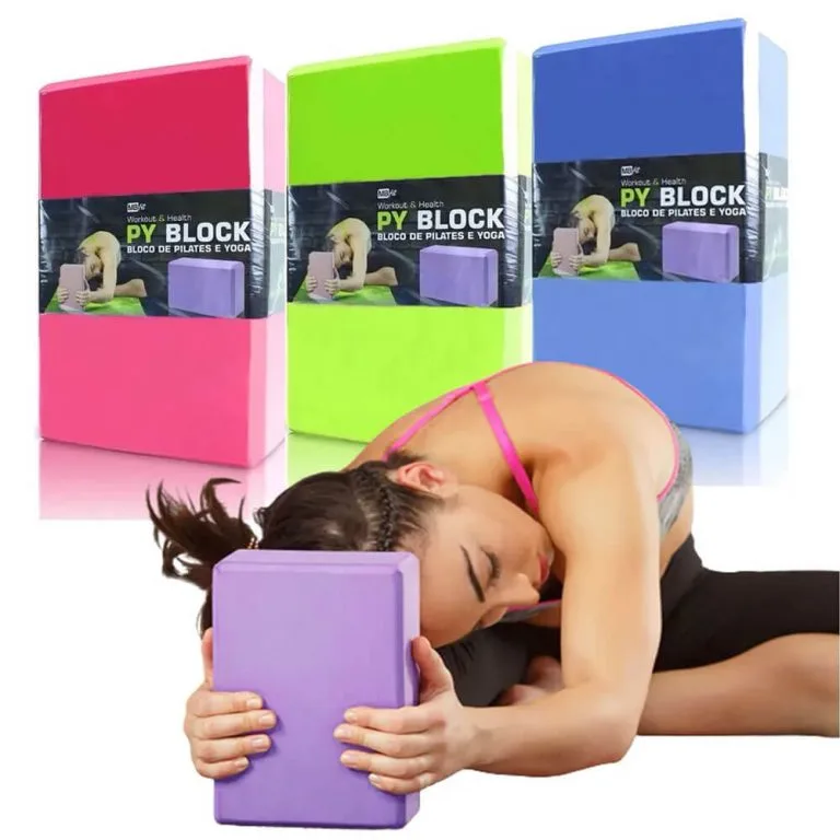 Bloco para Yoga Colorido EVA