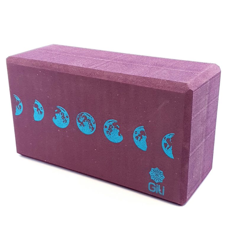 Bloco para Yoga Fases da Lua Roxo
