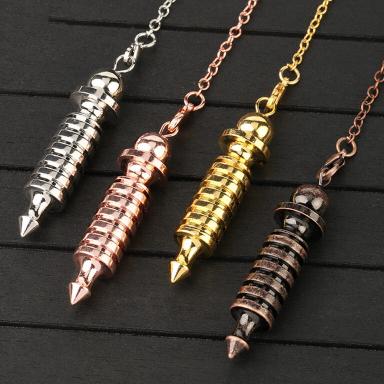 Pêndulo Metal Ísis Radiestesia e Reiki