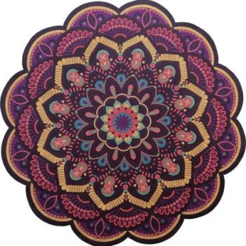 Tapete Mandala Floral Roxo