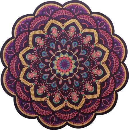 Tapete Mandala Floral Roxo
