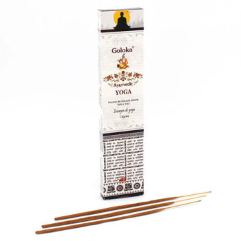 Incenso Massala Indiano Goloka Ayurvedic Energia da Yoga