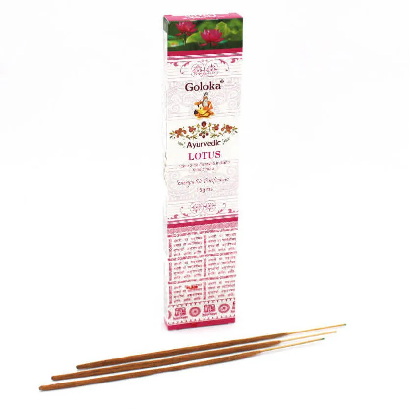 Incenso Massala Indiano Goloka Ayurvedic Lotus
