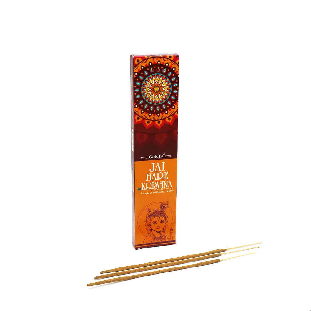 Incenso Massala Indiano Goloka Jai Hare Krishna
