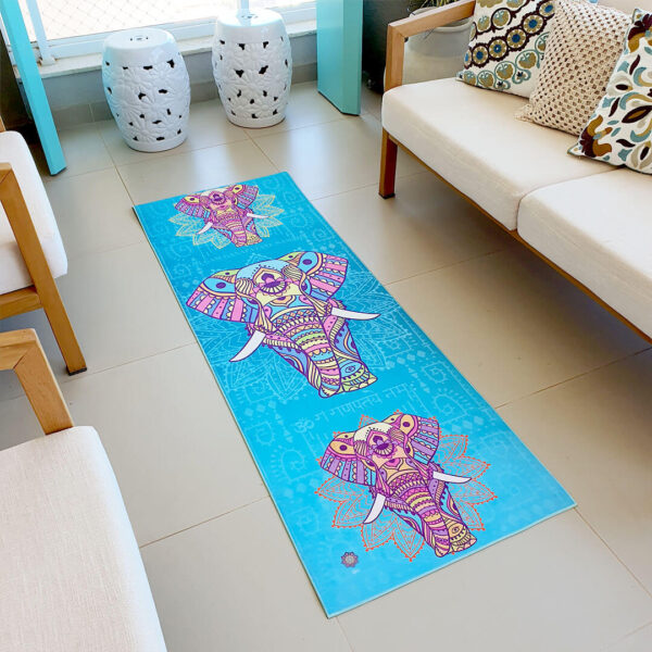 Tapete de Yoga Mat Aveludado Trio Ganesha - Image 2