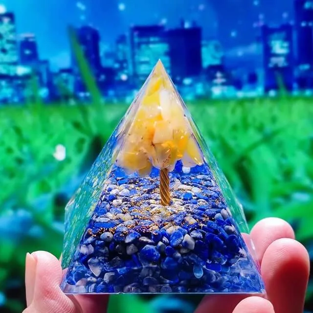 Orgonite Prosperidade e Iluminação | 6cm