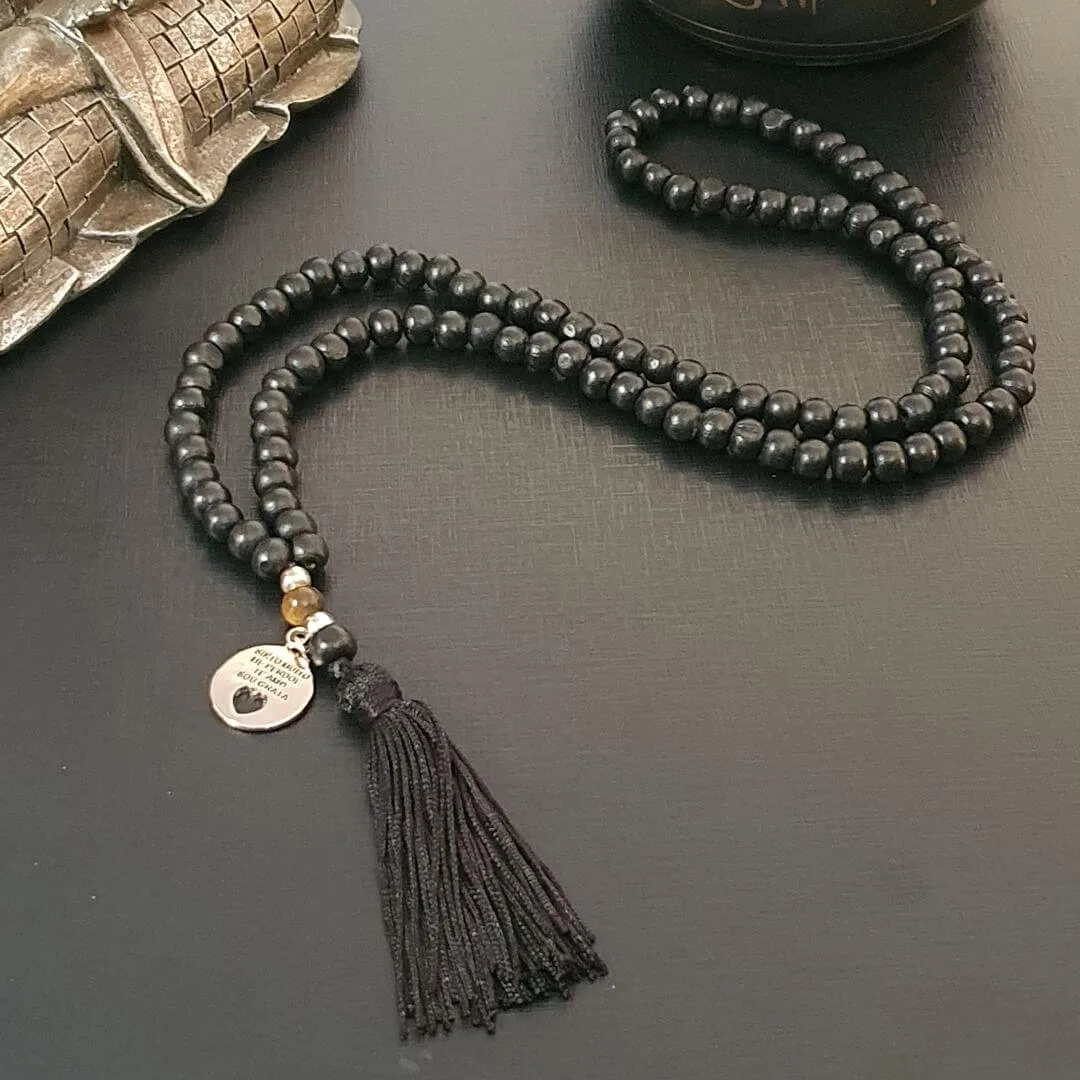 Japamala Ho'oponopono Madeira Preto