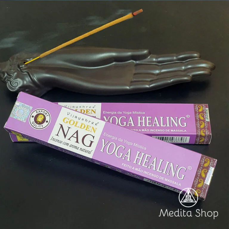 Incenso Golden Nag Yoga Healing - Energia da Yoga