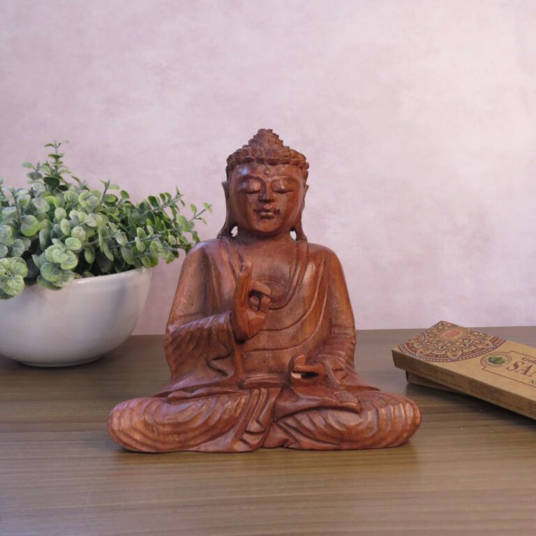 Buda Madeira Vitarka Mudra