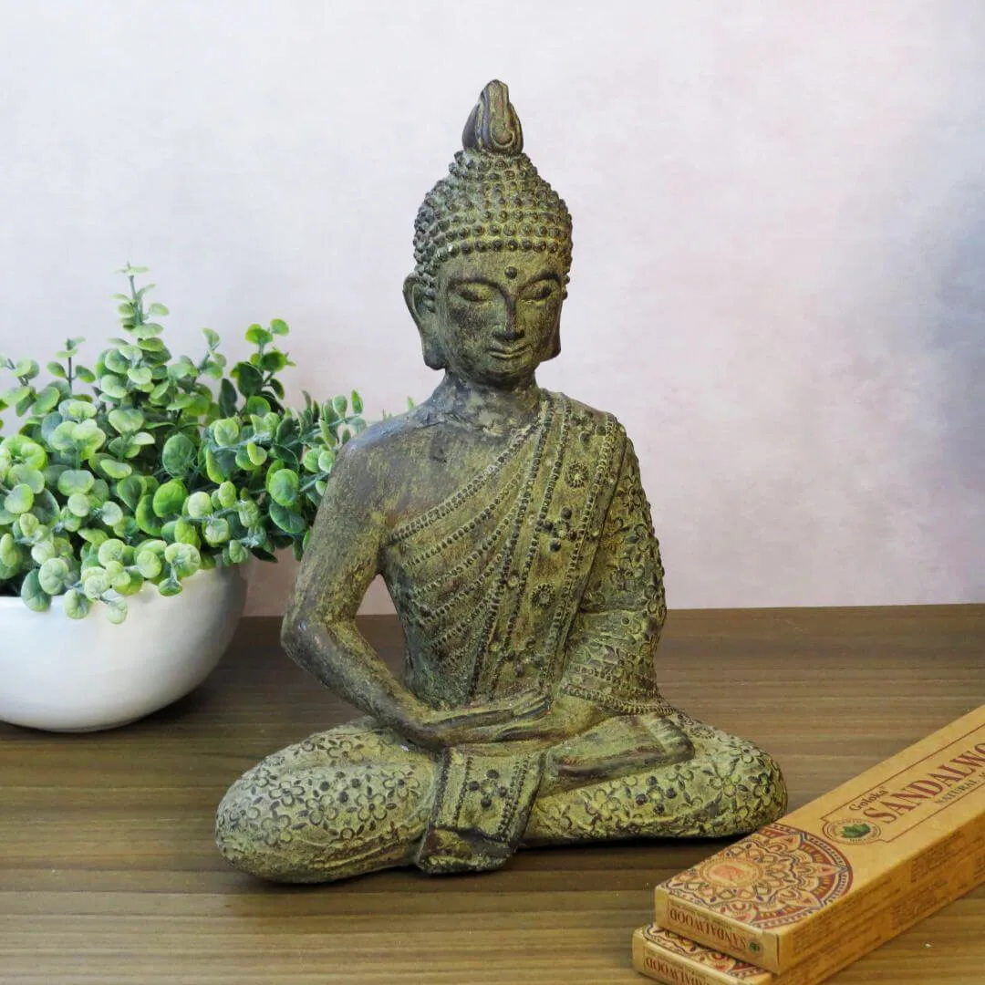 Estatua Buda Tailandês de Pedra