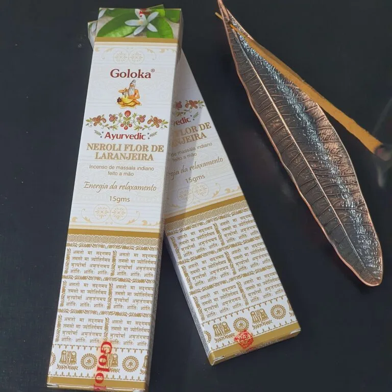 Incenso Goloka Flor de Laranjeira - Energia de Relaxamento