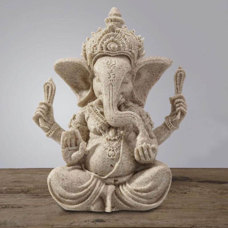 Estatueta de Ganesha - Sabedoria e Prosperidade
