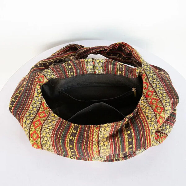 Bolsa Transversal Boho Marrom - Estilo Contemporâneo - Image 2