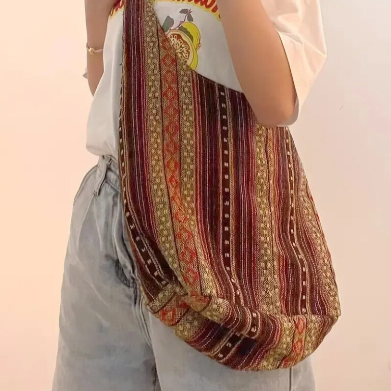 Bolsa Transversal Boho Marrom - Estilo Contemporâneo