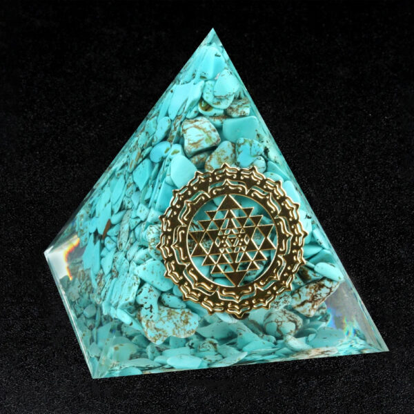 Orgonite de Turquesa - Cura, Proteção e Harmonia Interior