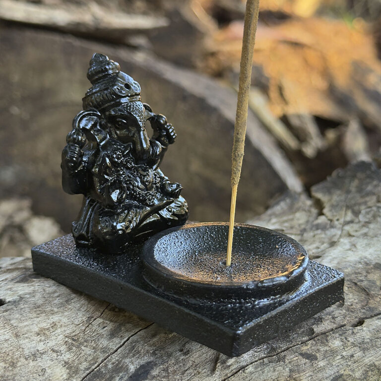 Incensário Ganesha Resina - Prosperidade e Remover Obstáculos